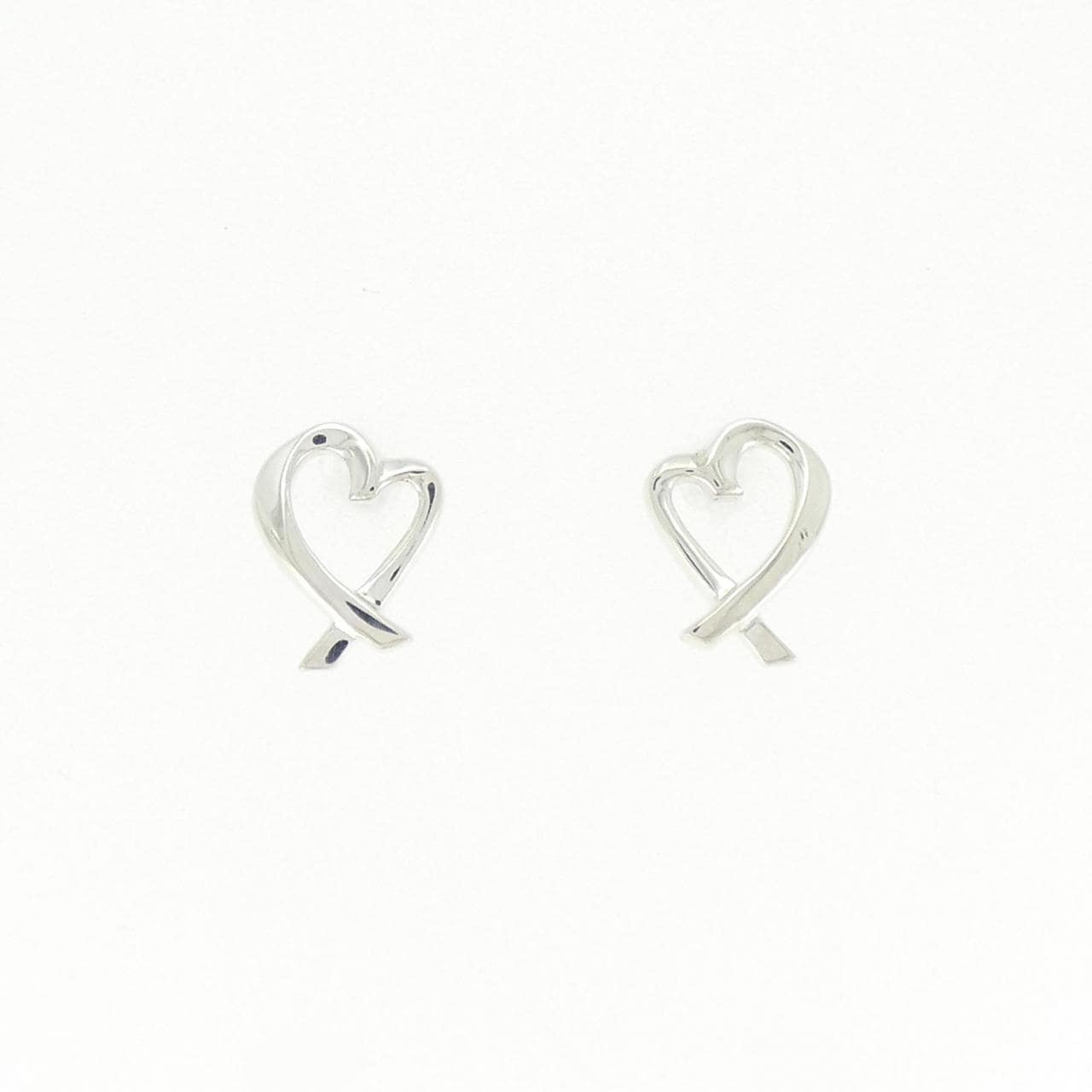 ティファニー ラビングハート ミニ ピアス