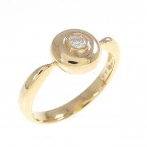 K18YG ダイヤモンド リング 0.08CT