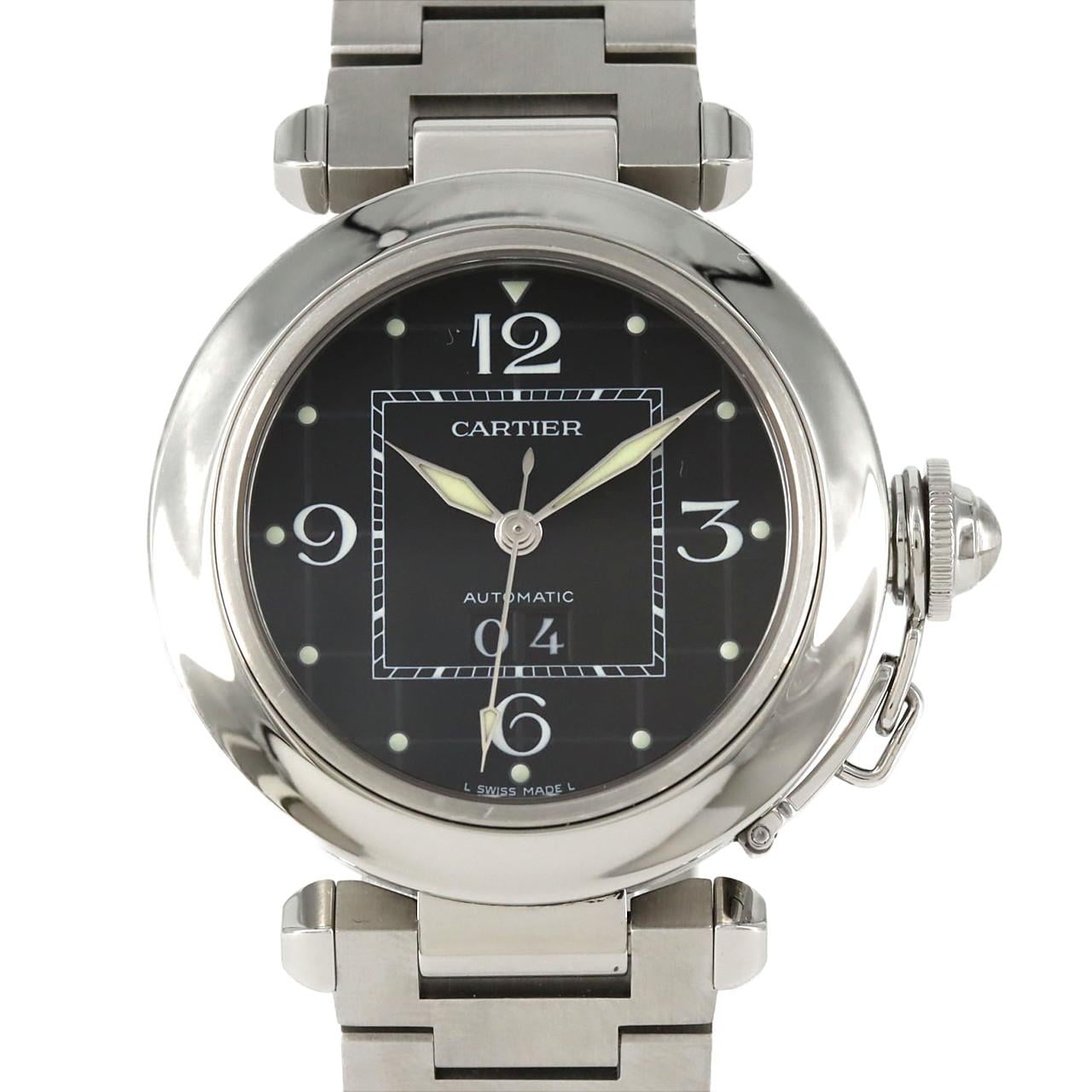 カルティエ パシャC グランデデイト W31053M7 SS 自動巻