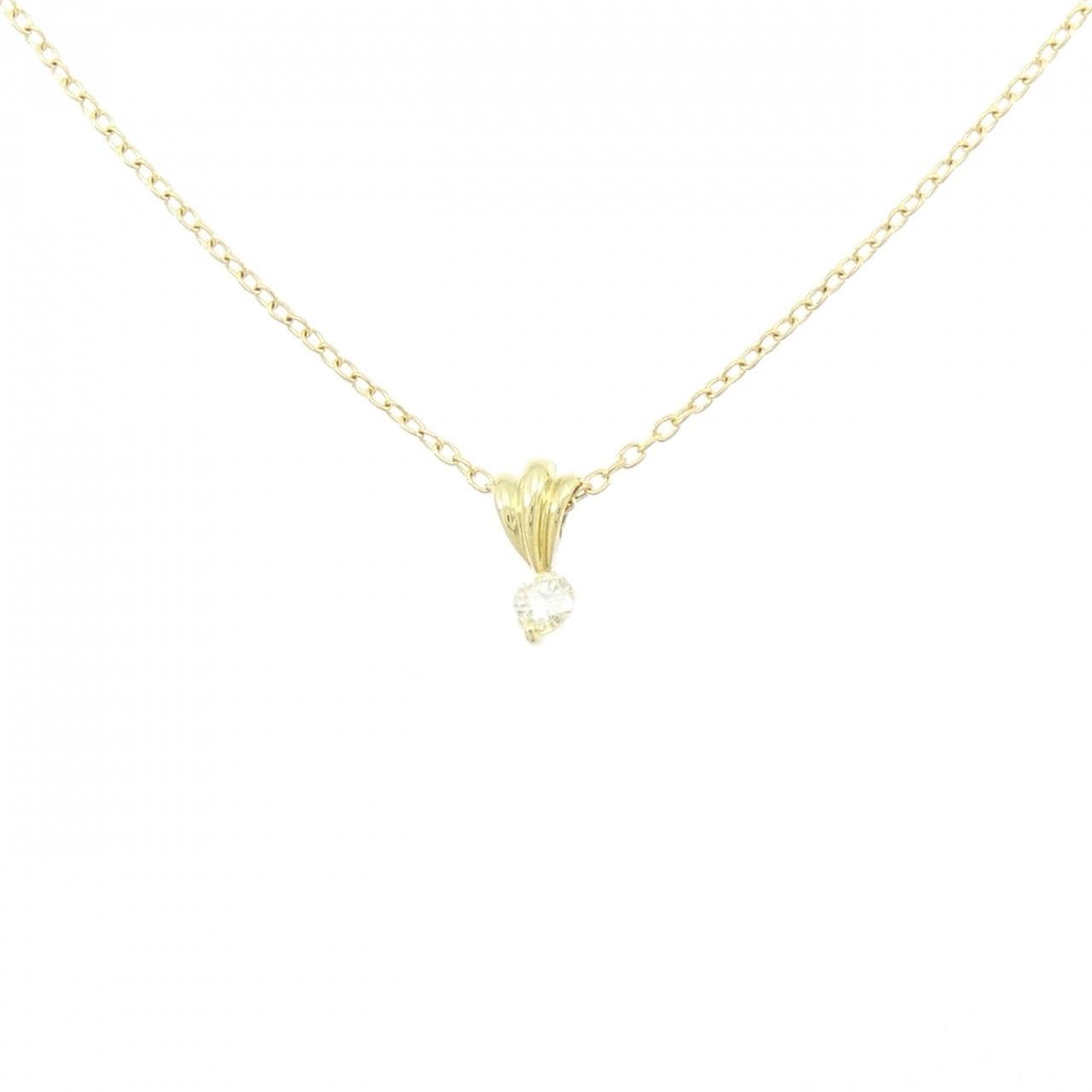 K18YG ダイヤモンド ネックレス 0.10CT
