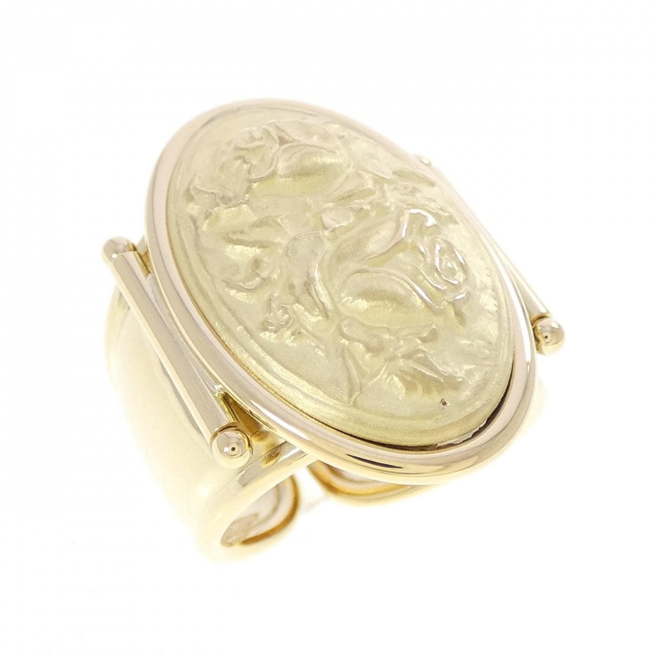 750YG ローズ リング