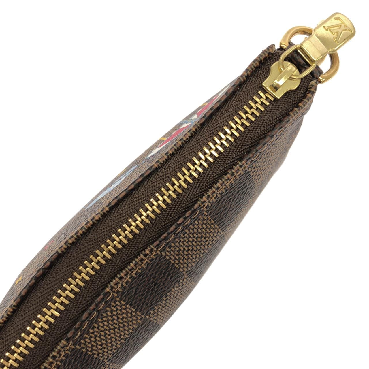 ルイヴィトン ダミエ(ホリデイ) ミニ ポシェット アクセソワール N60402 アクセサリーポーチ