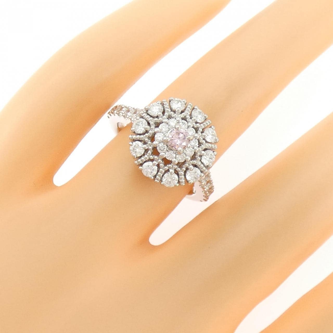 PT900 ダイヤモンド リング 0.135CT FIP VS2