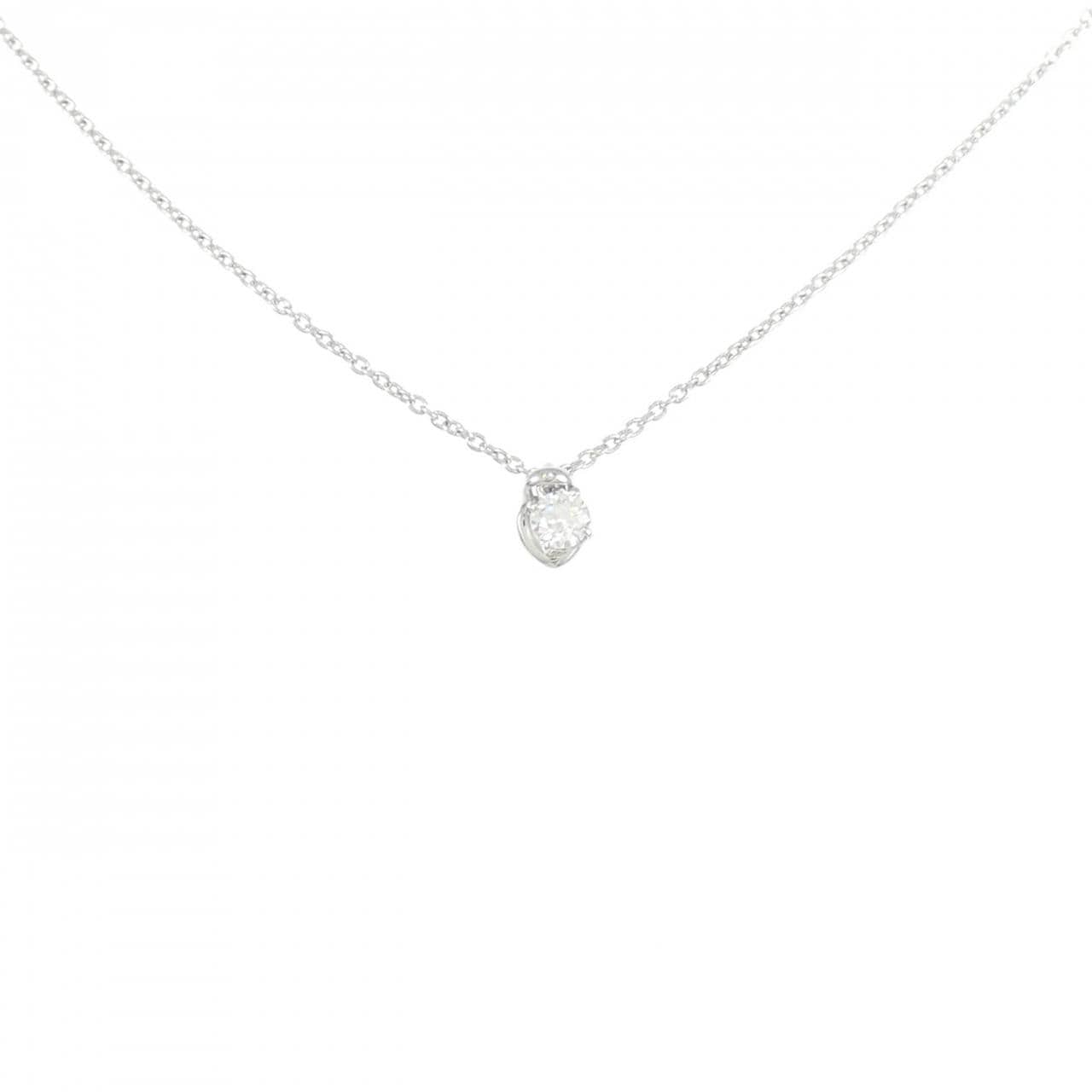 K18WG ダイヤモンド ネックレス 0.08CT