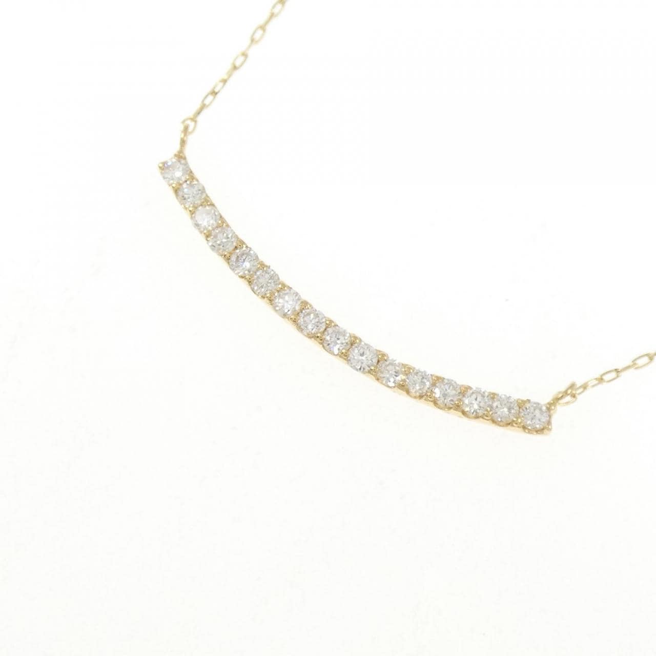 【リメイク】K18YG ダイヤモンド ネックレス 0.30CT
