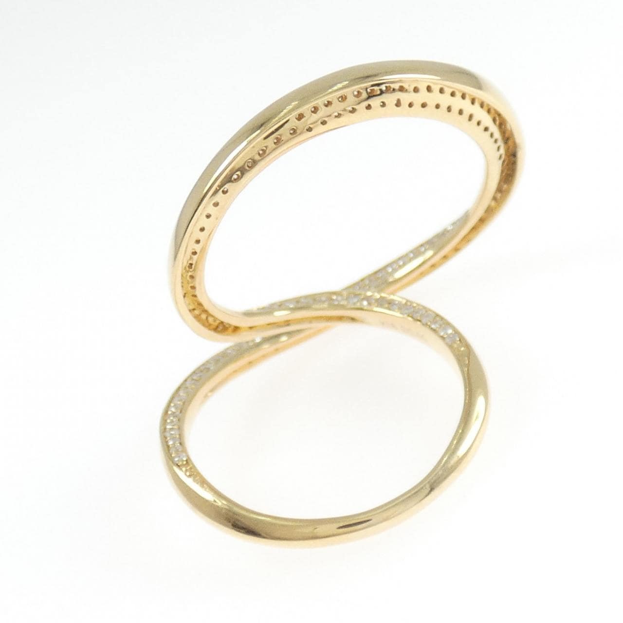 K18YG ダイヤモンド リング 0.60CT