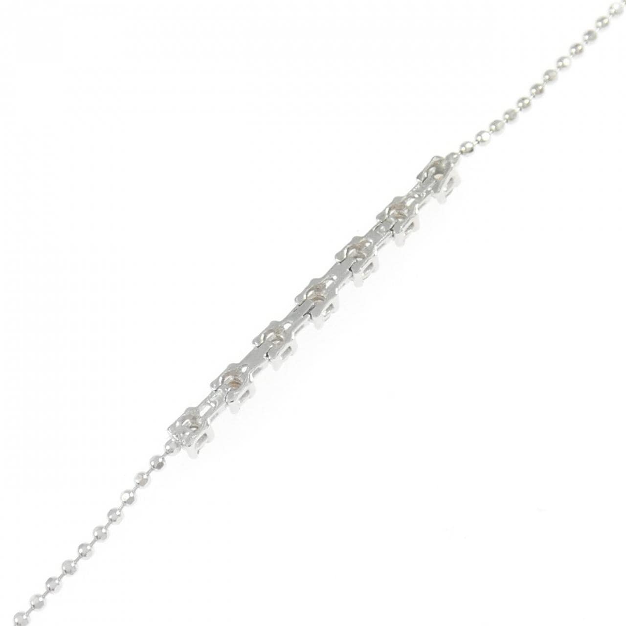 K18WG ダイヤモンド ブレスレット 0.15CT