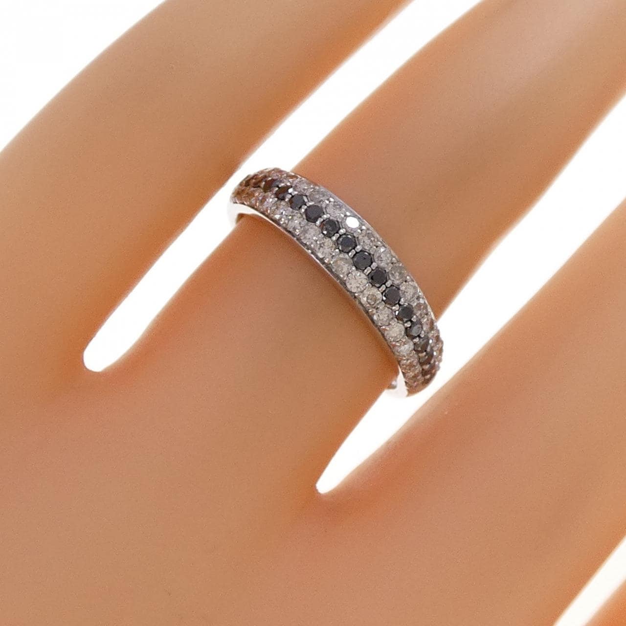 K18WG ダイヤモンド リング 0.50CT