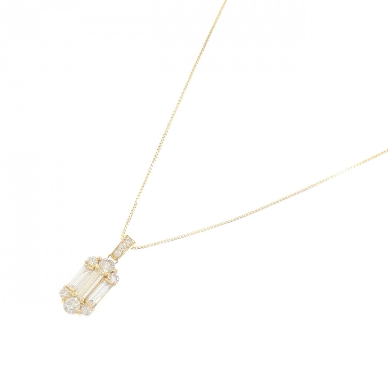 【新品】K18YG ダイヤモンド ネックレス 0.69CT
