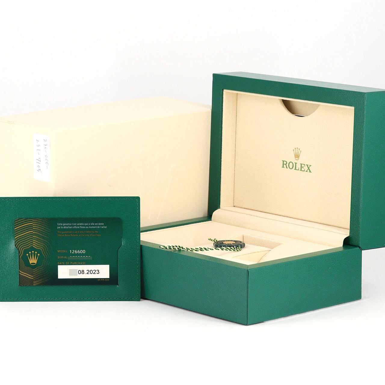 ロレックス シードゥエラー 126600 SS 自動巻 ランダム番