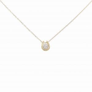 K18YG ダイヤモンド ネックレス 0.13CT