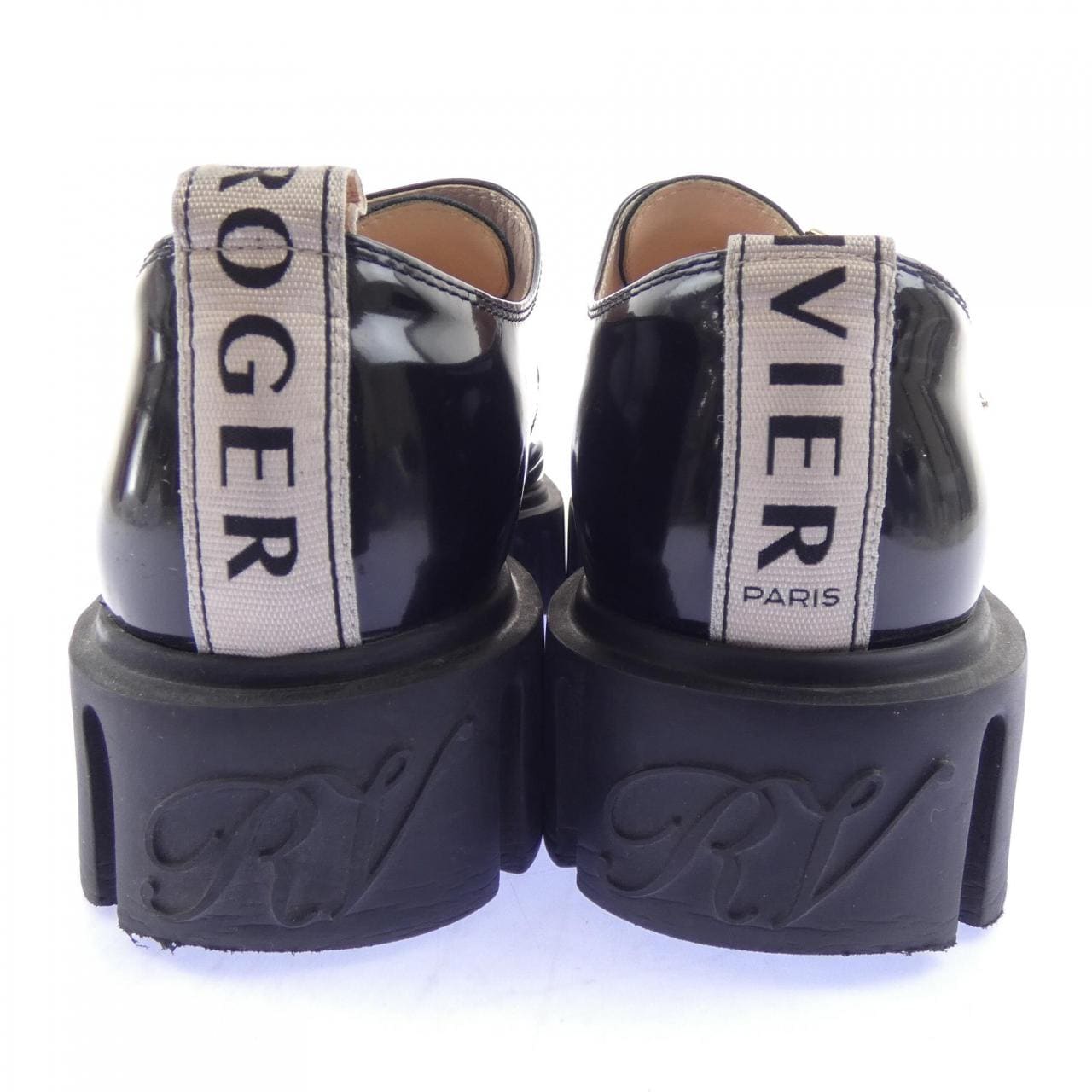 ロジェヴィヴィエ ROGER VIVIER Viv' Go-Thick メタル バックル シューズ