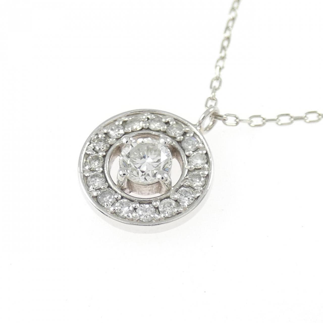 PT900/PT850 ダイヤモンド ネックレス 0.240CT