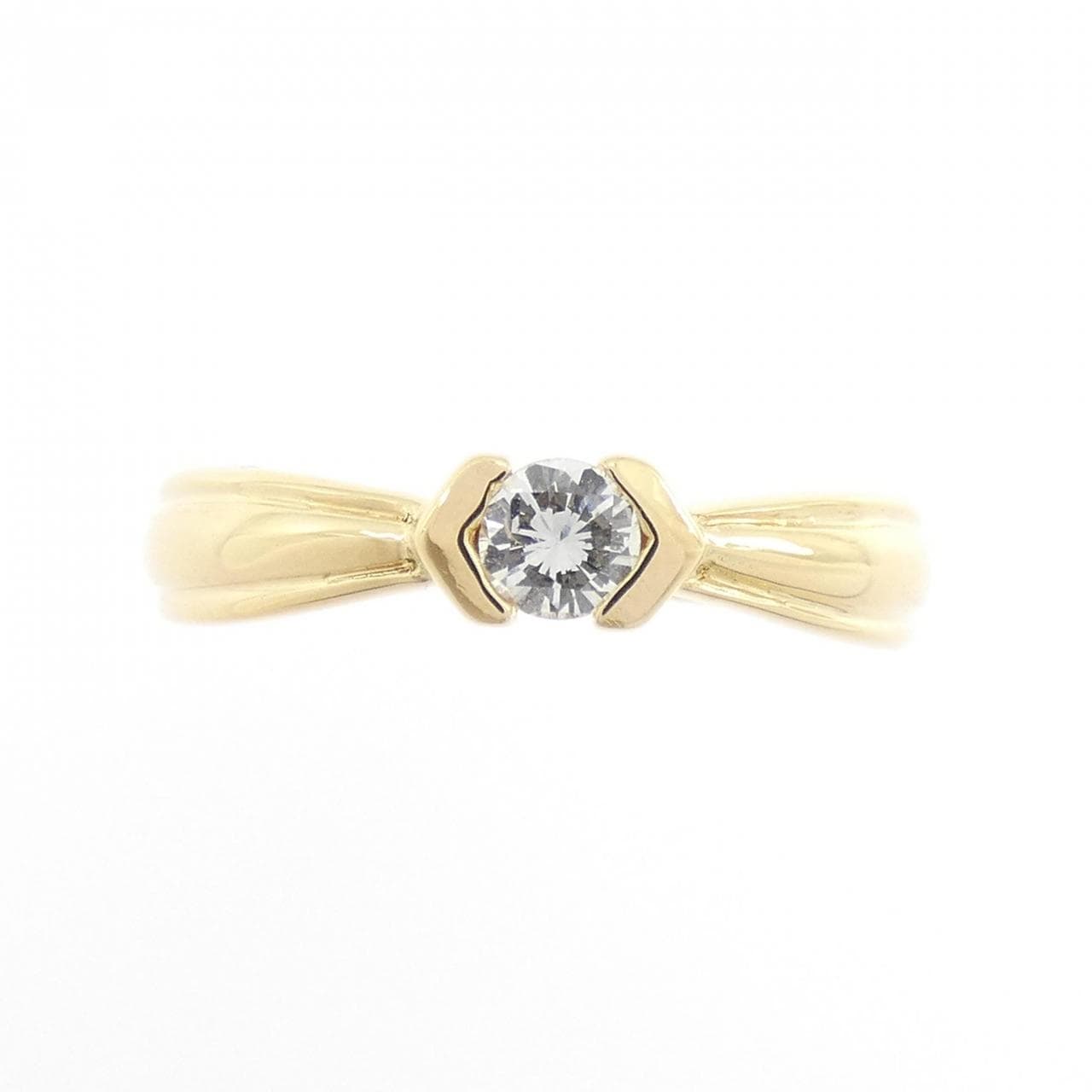 K18YG ダイヤモンド リング 0.11CT