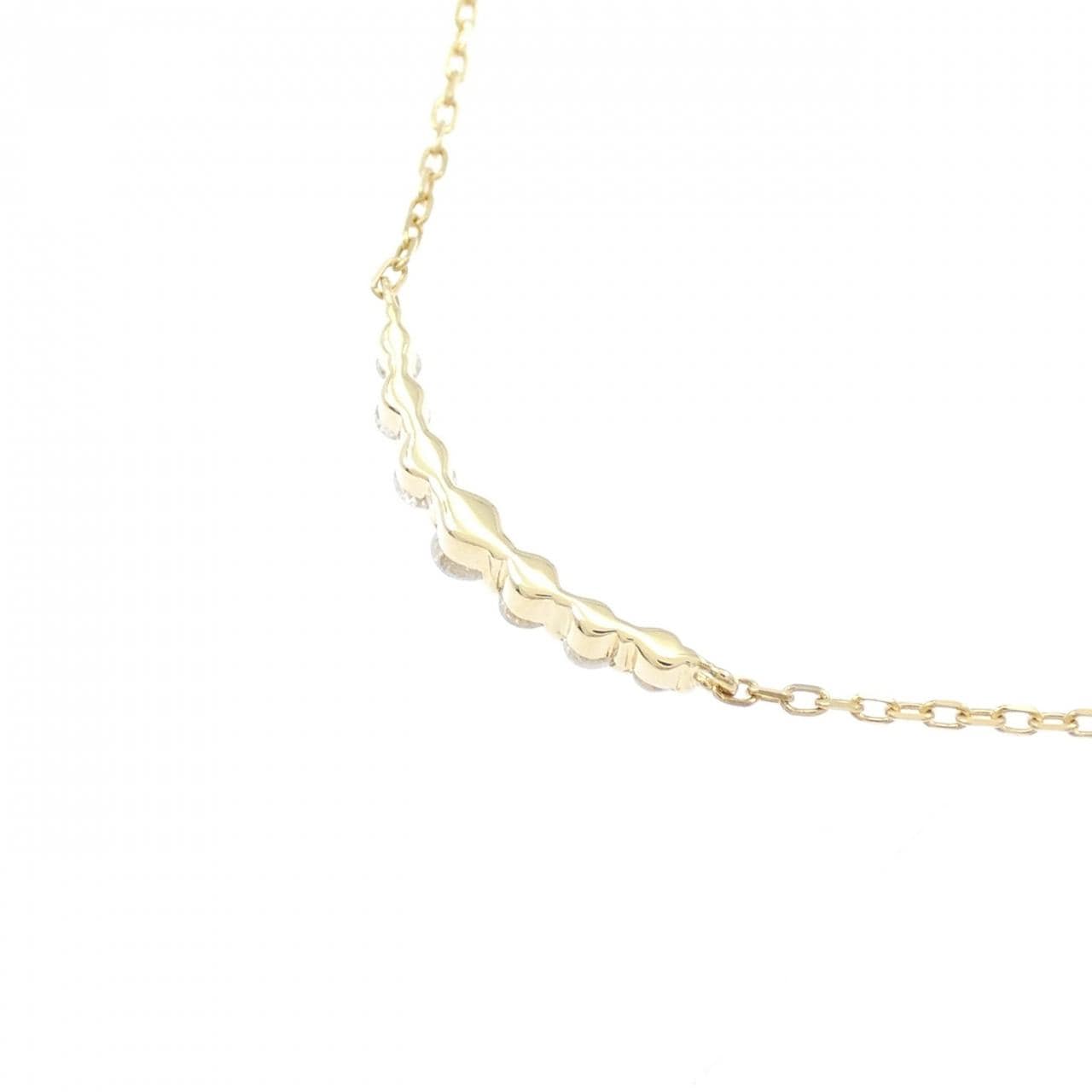 アガット ダイヤモンド ネックレス 0.1CT