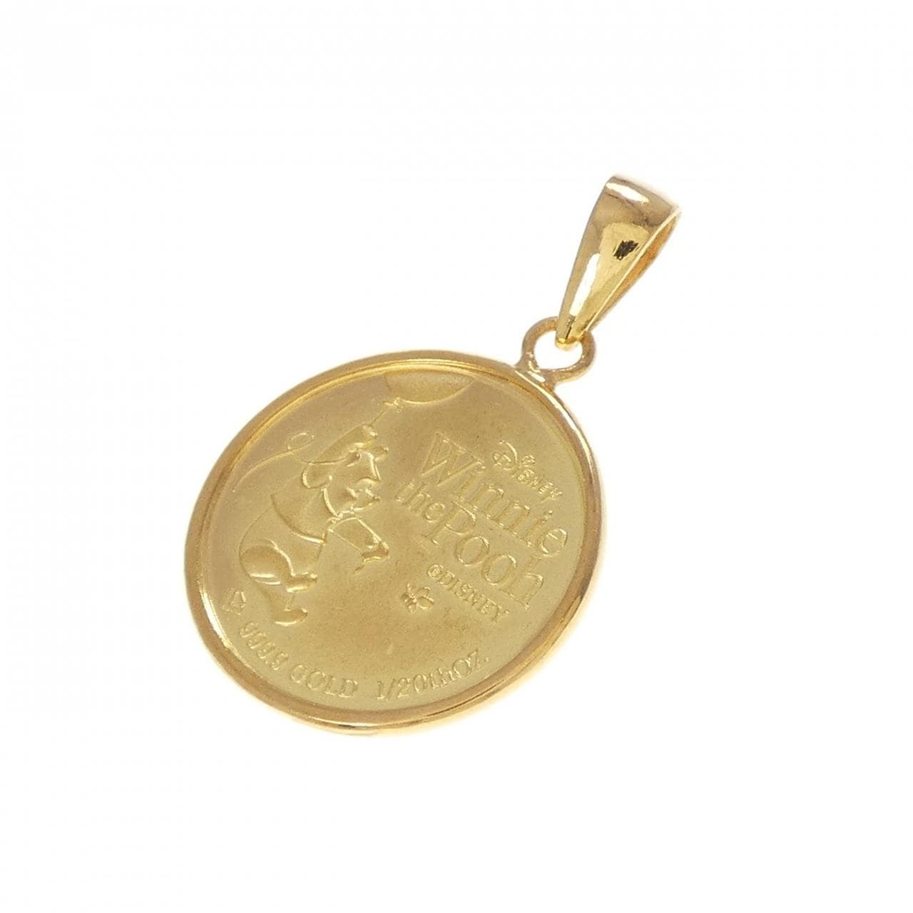K24YG(枠) コイン ペンダント