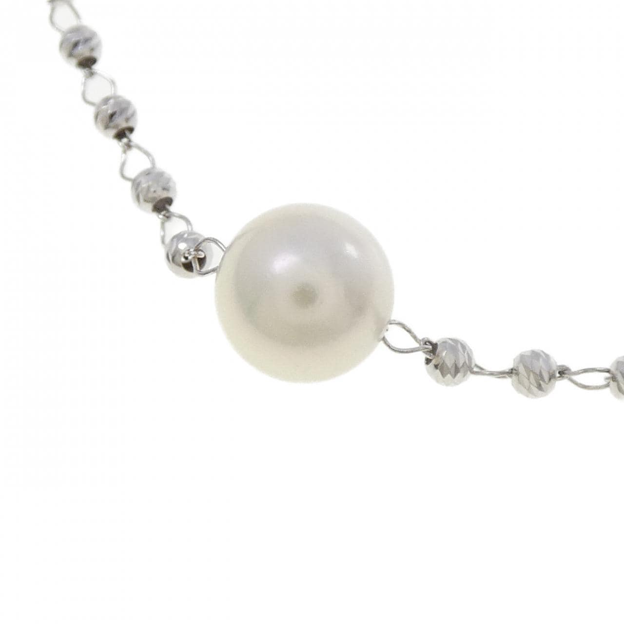 K18WG アコヤパール ネックレス