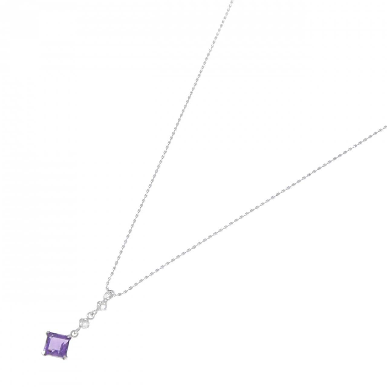 K10WG アメジスト ネックレス