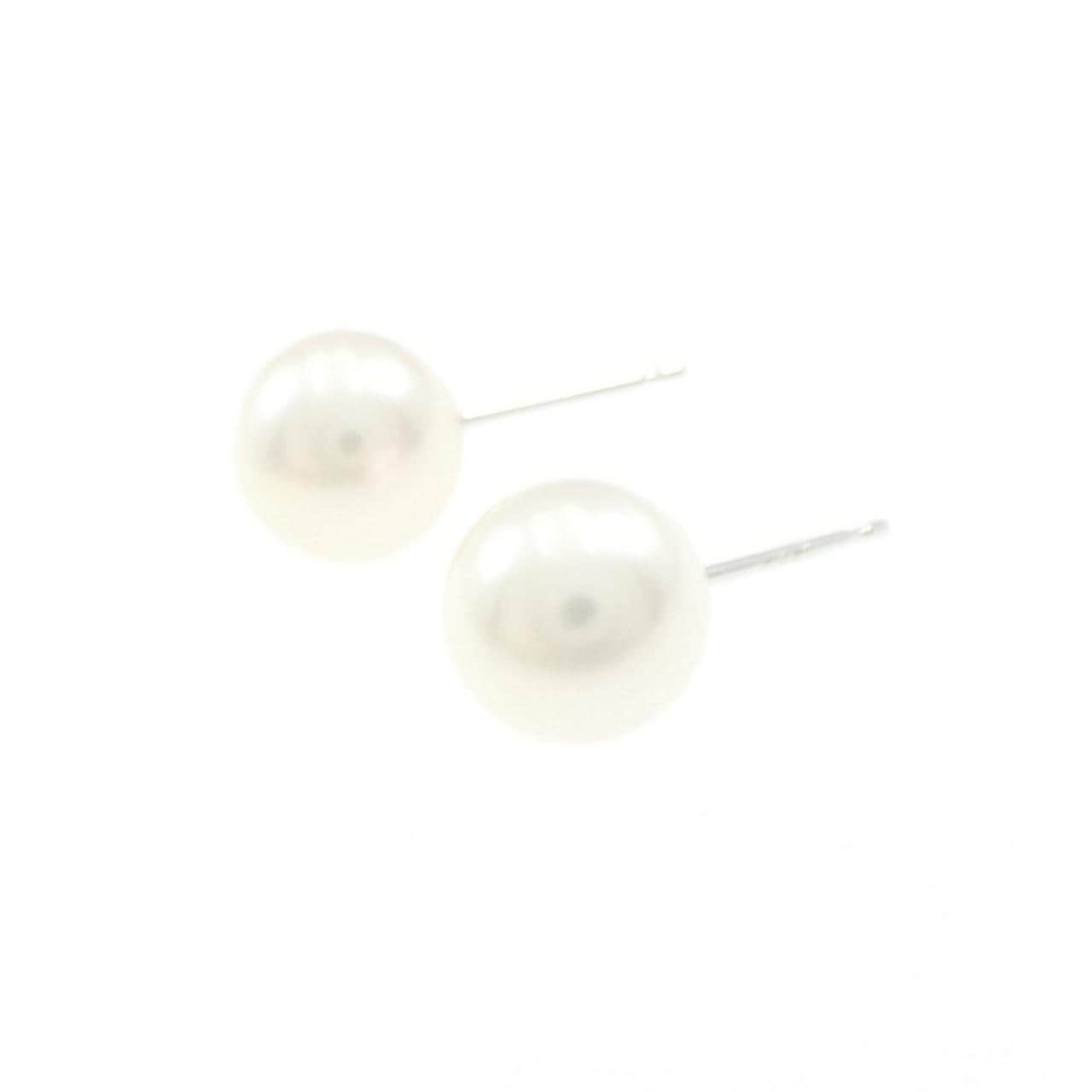 K14WG アコヤパール ピアス 7.6mm