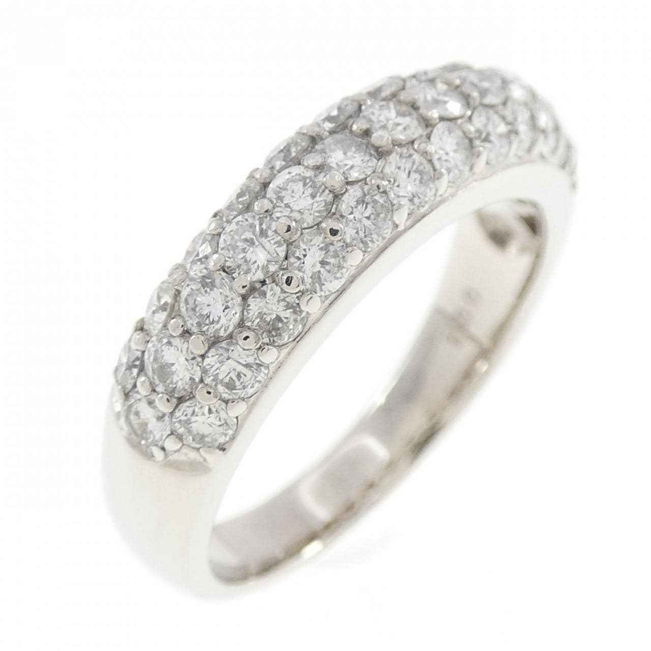 PT900 パヴェ ダイヤモンド リング 1.00CT
