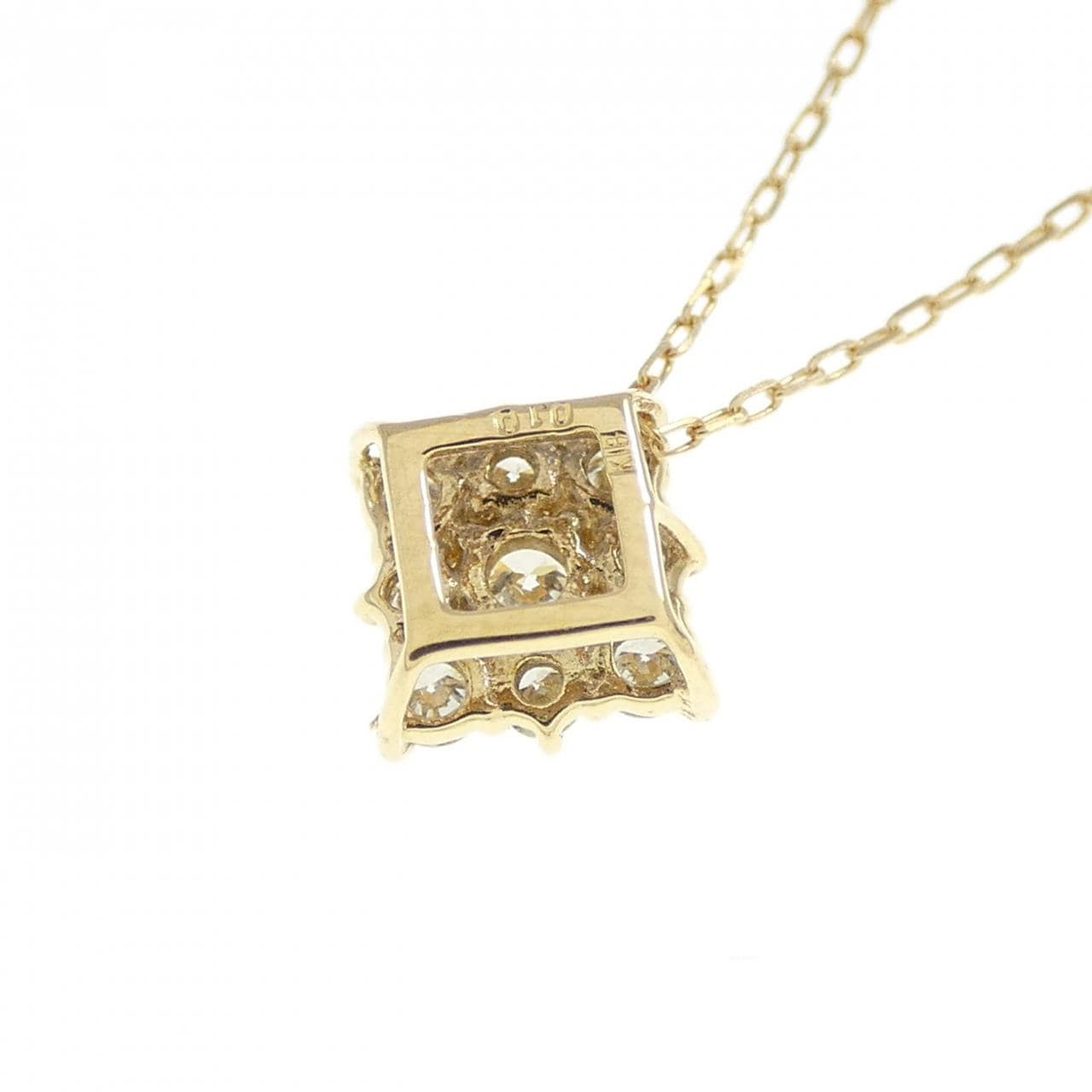 K18YG ダイヤモンド ネックレス 0.10CT