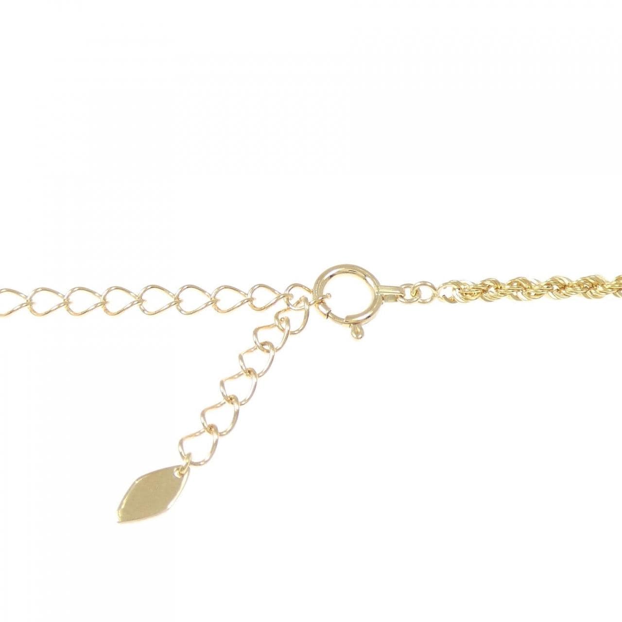 K18YG/K18WG ダイヤモンド ネックレス 0.28CT