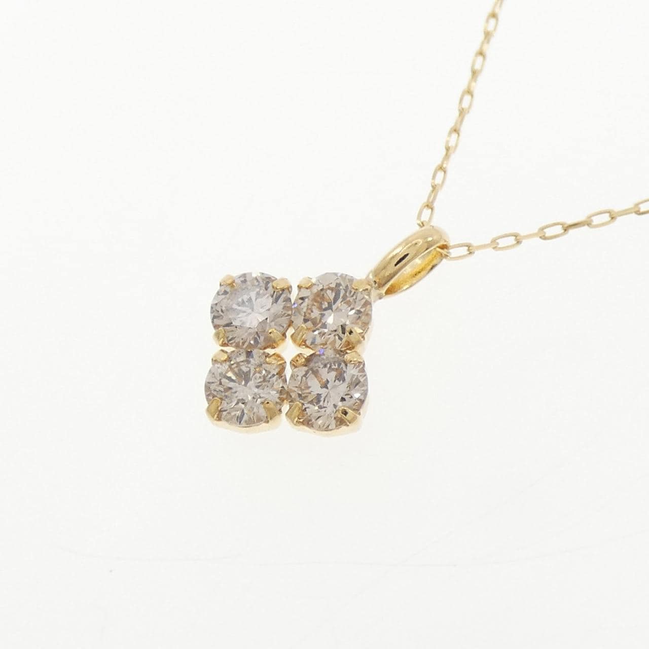 K18YG ダイヤモンド ネックレス 0.5CT