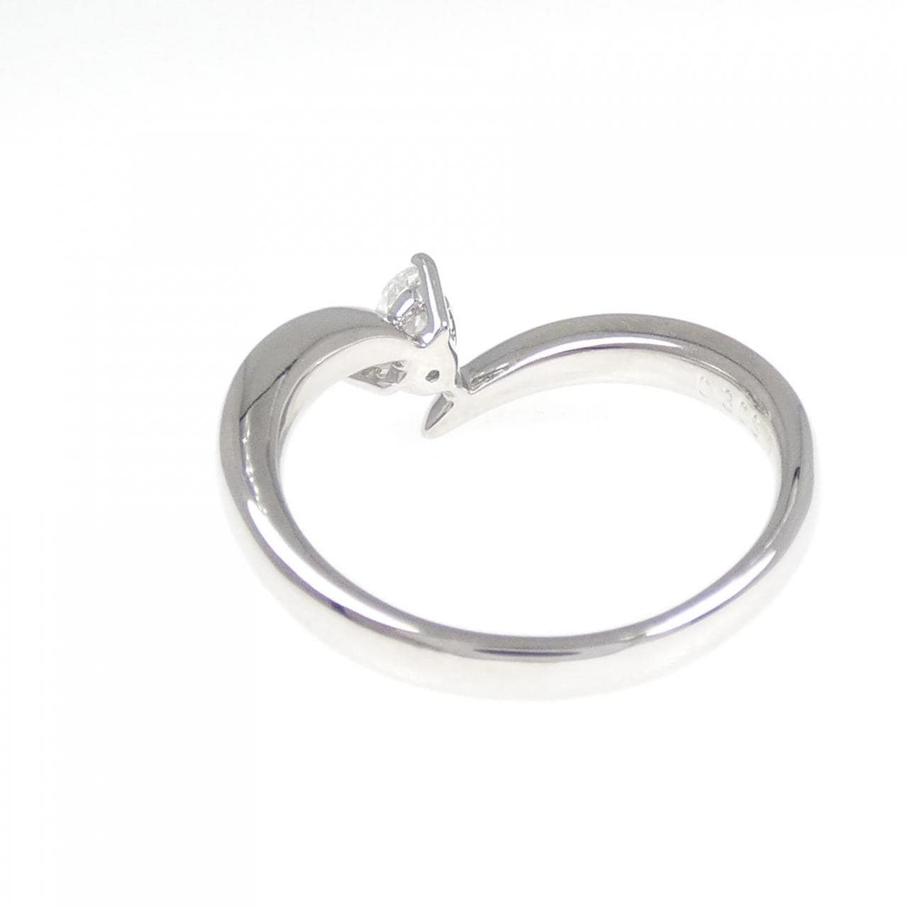 PT900 ハート ダイヤモンド リング 0.306CT