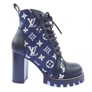ルイヴィトン LOUIS VUITTON モノグラムデニム スタートレイルライン ブーツ