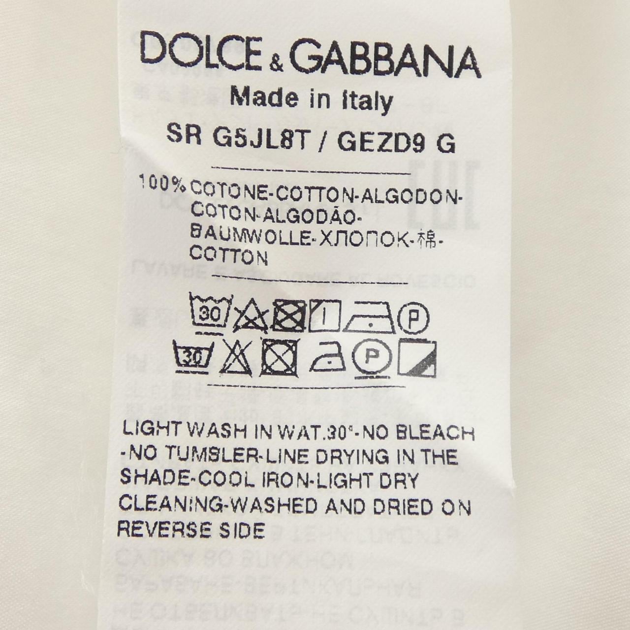 DOLCE&GABBANA杜嘉班納襯衫