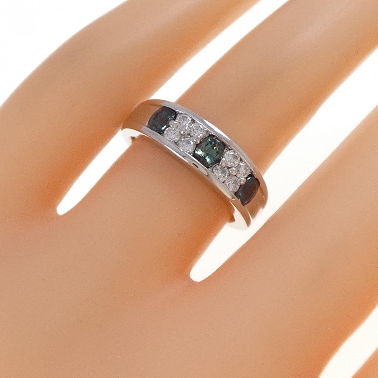 PT900 アレキサンドライト リング 0.53CT
