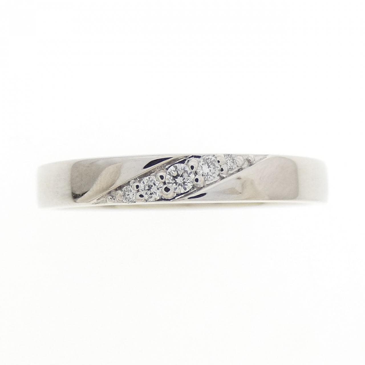 PT950 ダイヤモンド リング 0.04CT