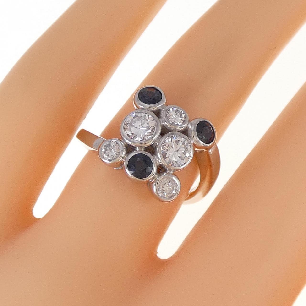 PT サファイヤ リング 0.60CT