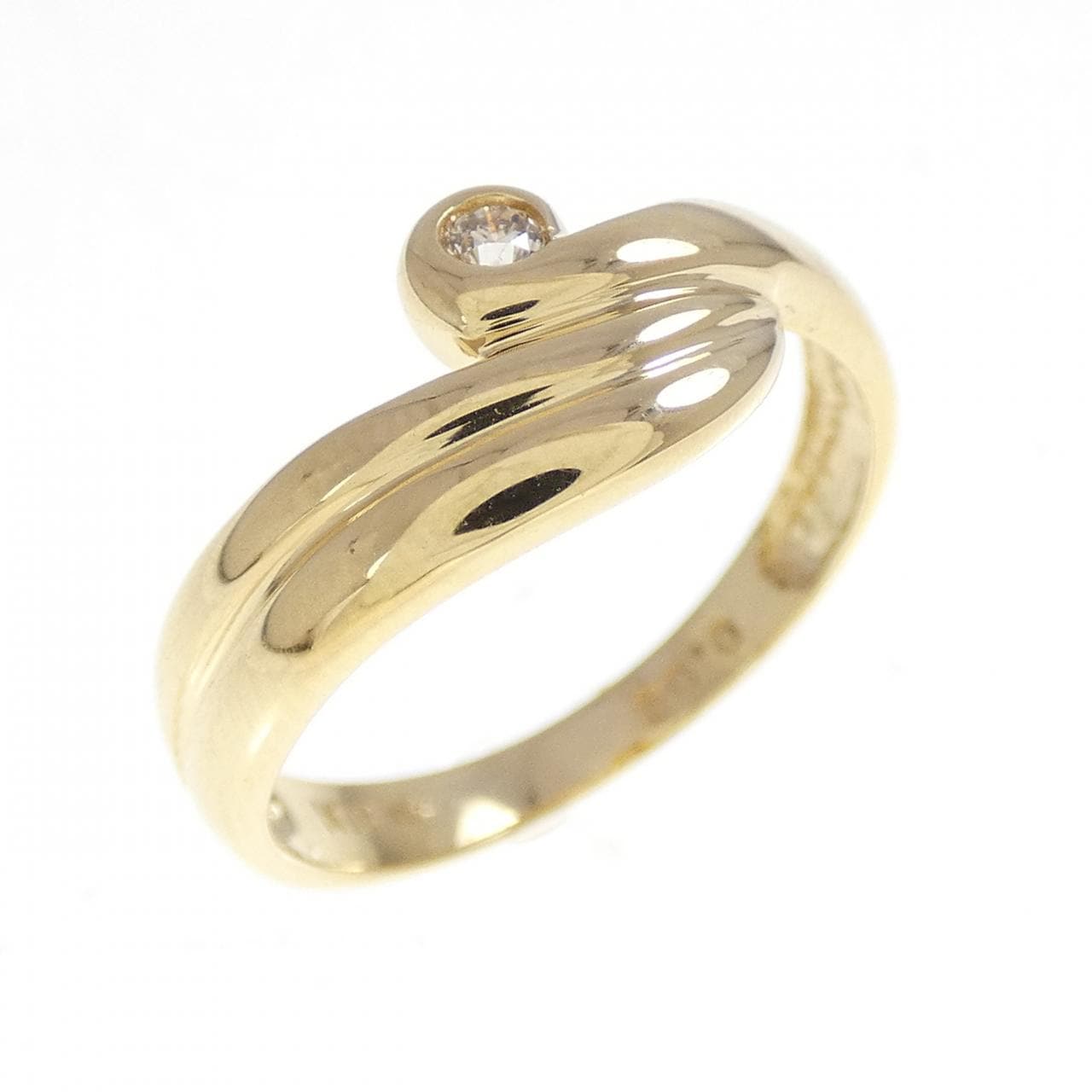 K18YG ダイヤモンド リング 0.04CT