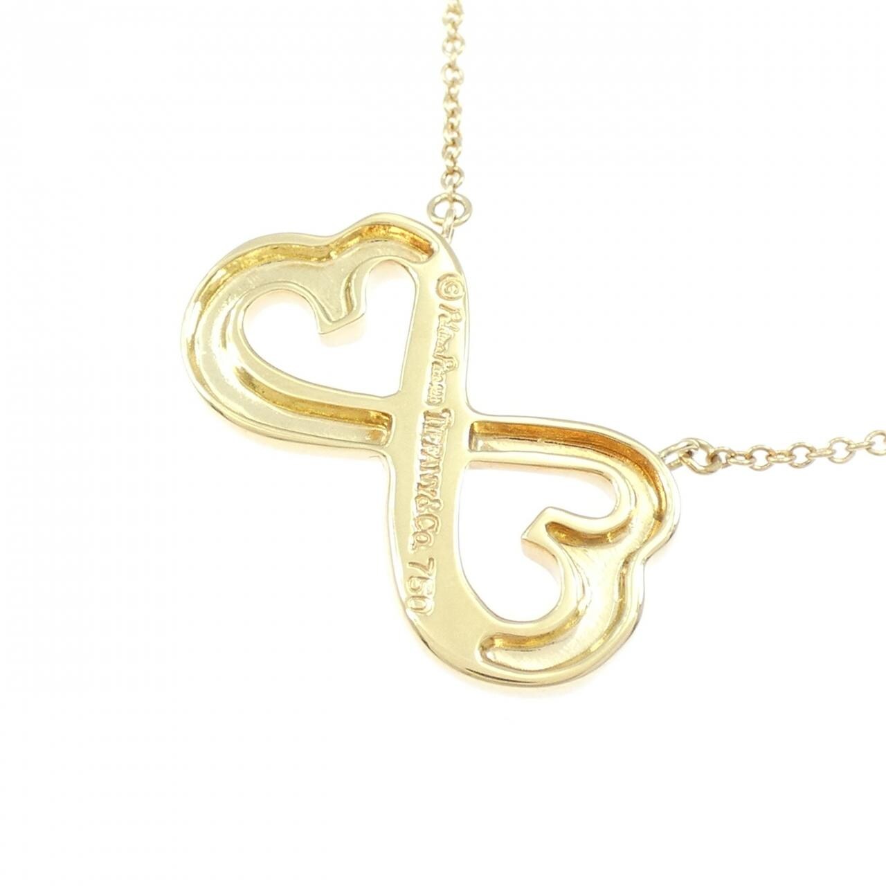 ティファニー ダブルラビングハート ネックレス