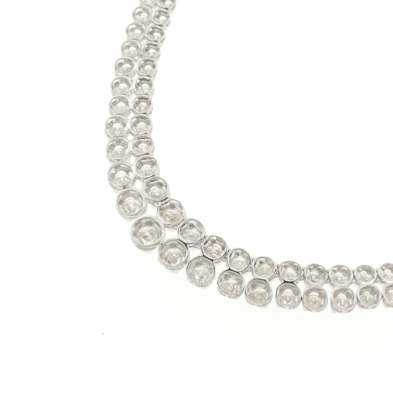 PT850 ダイヤモンド ネックレス 10.00CT