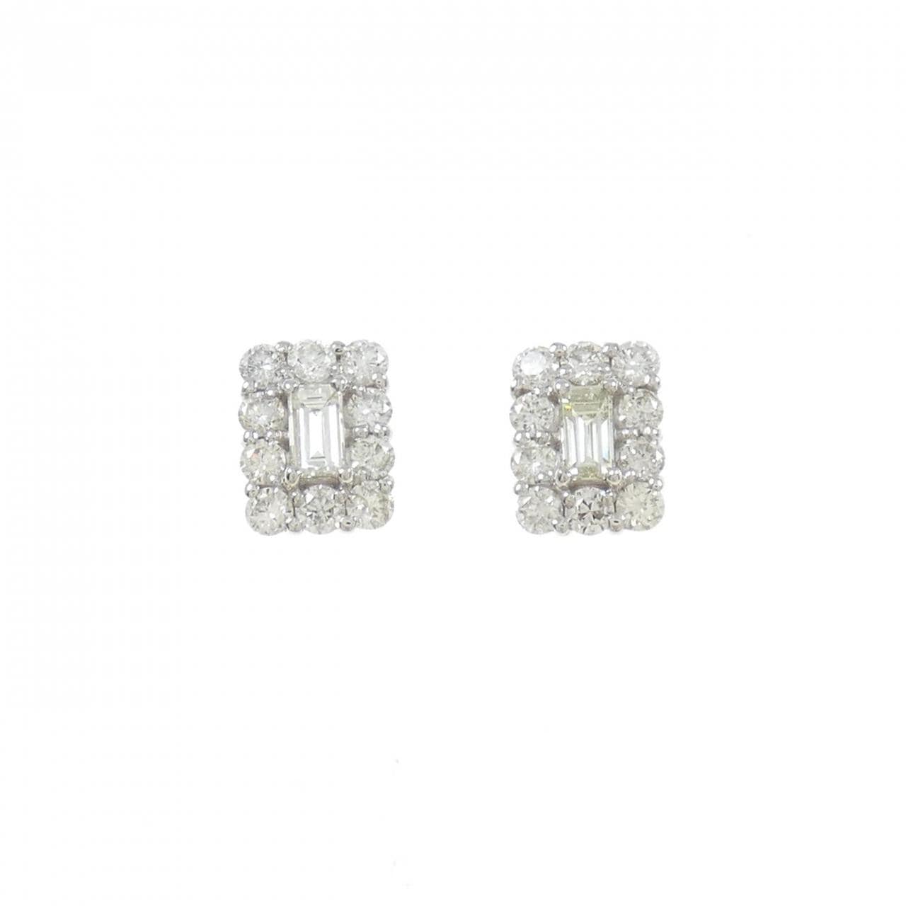 【新品】PT900 ダイヤモンド ピアス 0.50CT