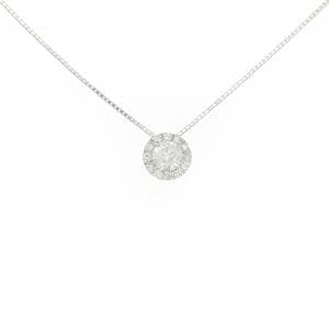 PT900/PT850 ダイヤモンド ネックレス 0.434CT