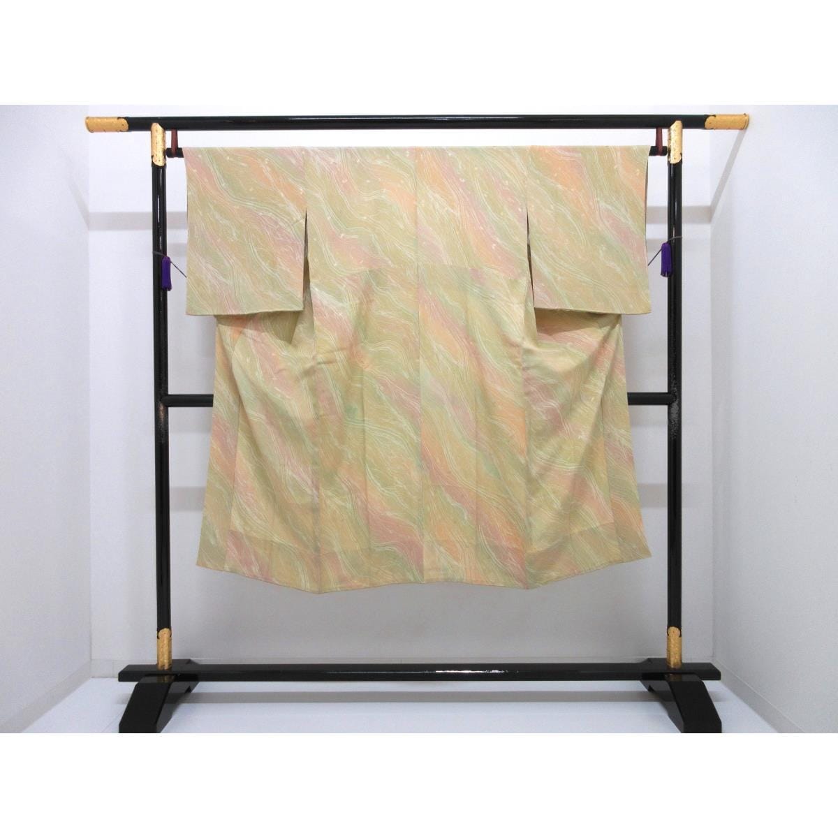 長襦袢　友禅加工ボカシ染　広衿