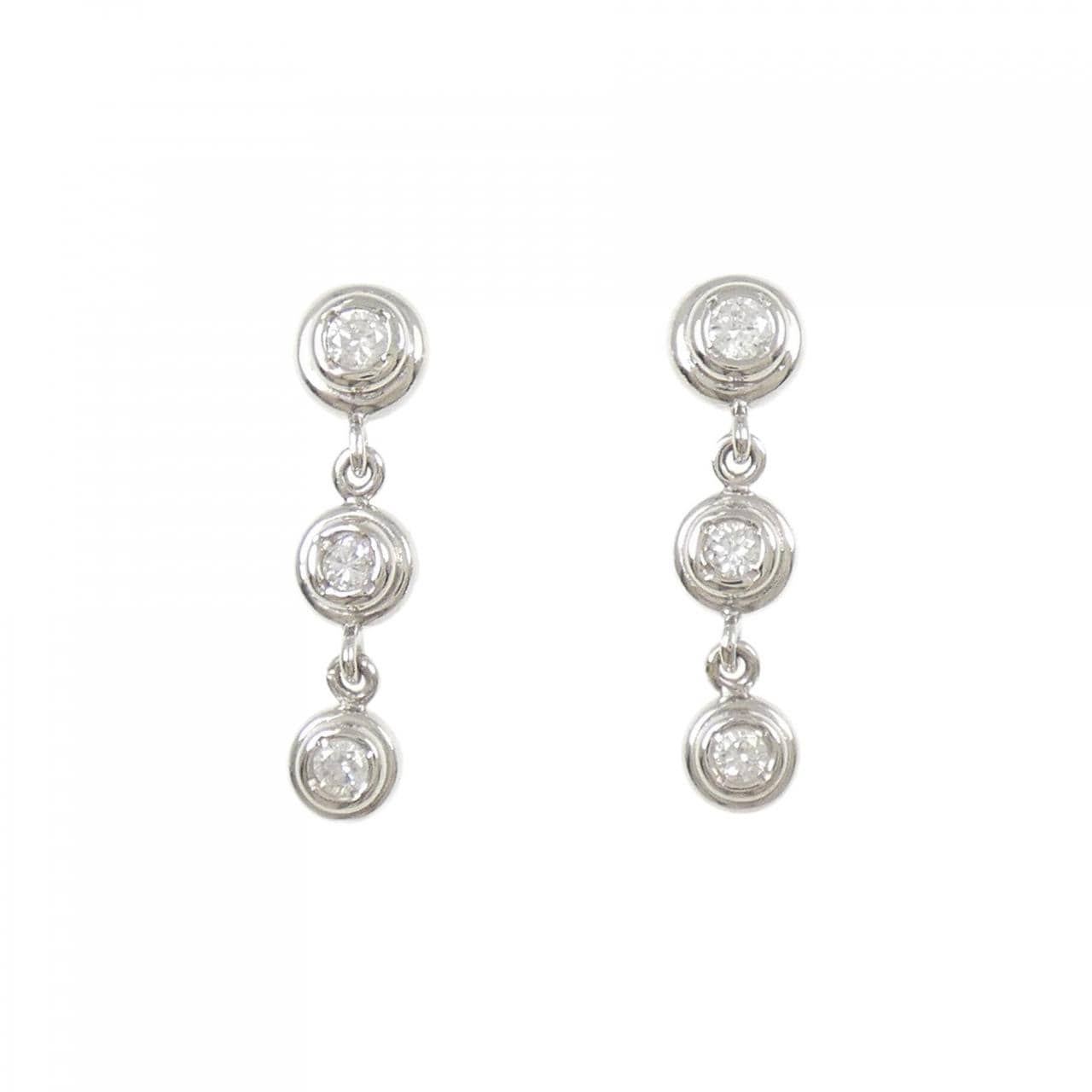 PT850/PT900 ダイヤモンド ピアス 0.20CT