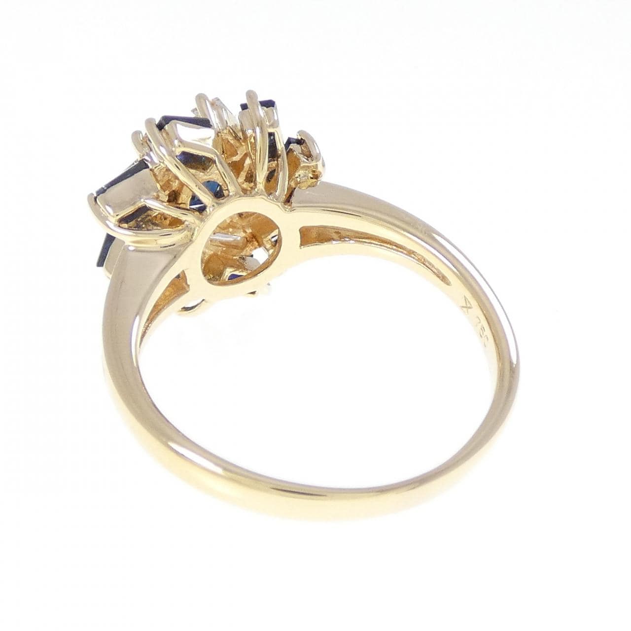 750YG サファイヤ リング 1.19CT