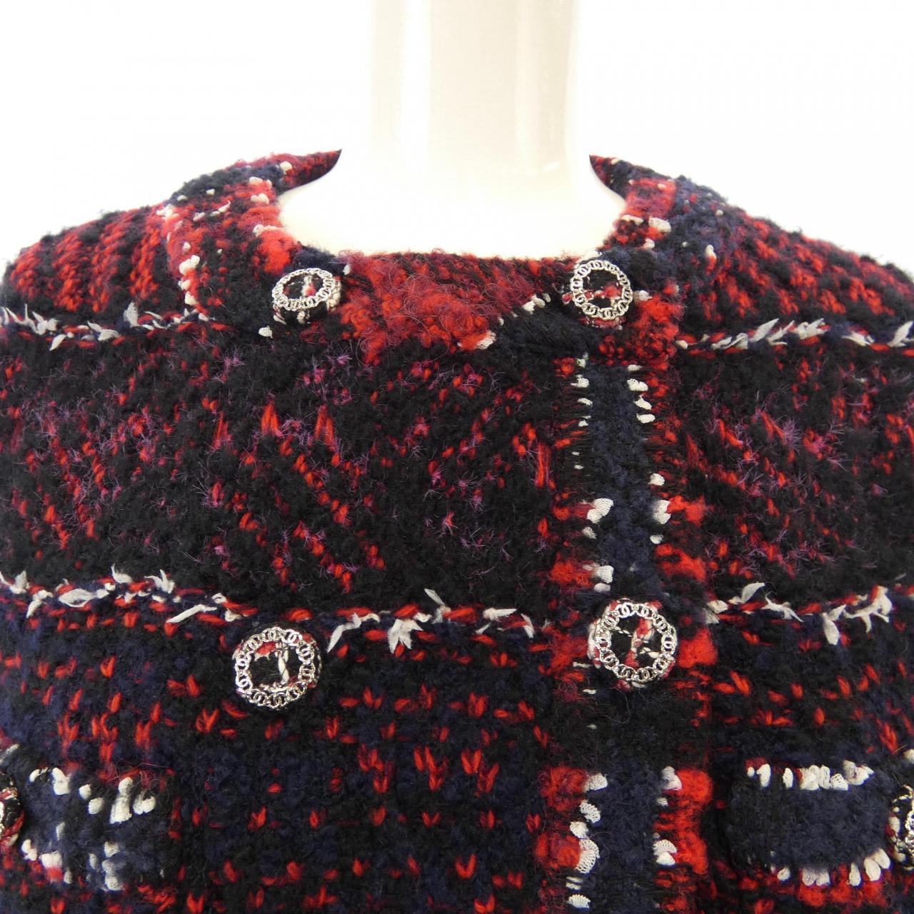 シャネル CHANEL ノーカラージャケット