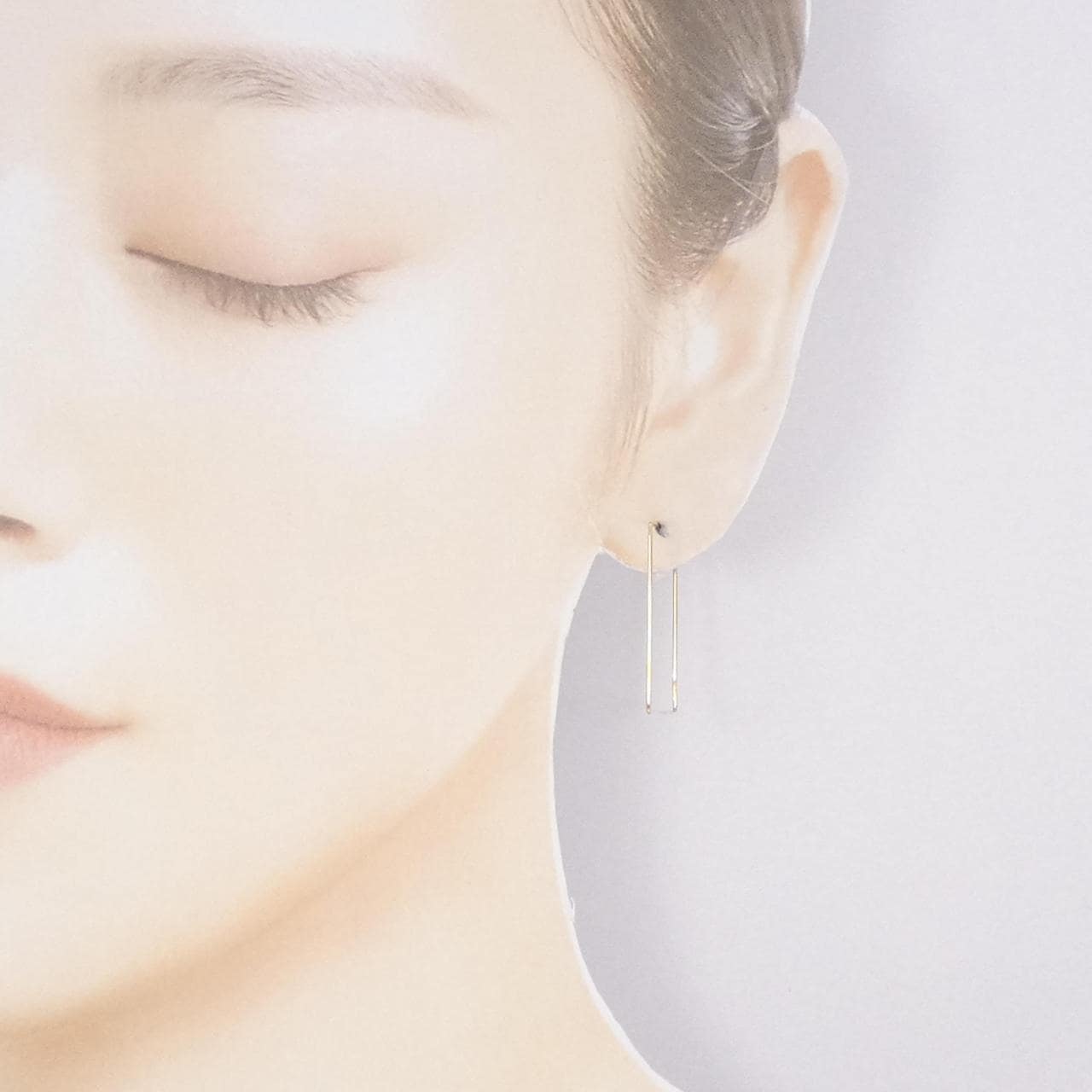 K18YG earrings