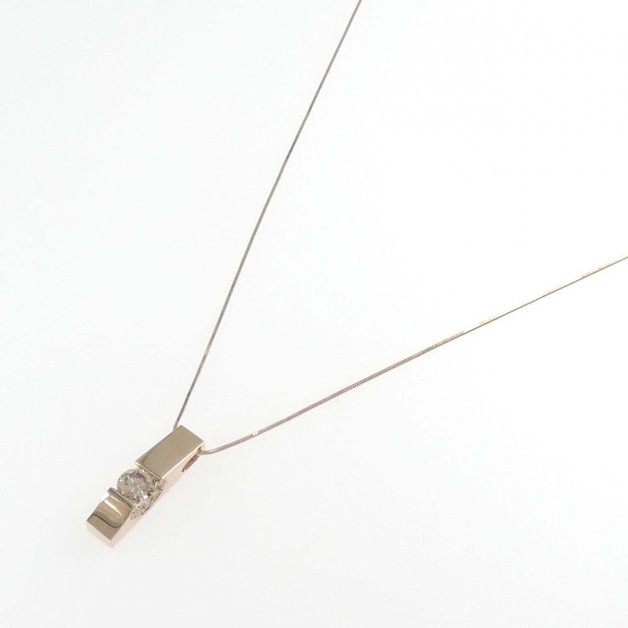 K18PG ダイヤモンド ネックレス 0.50CT
