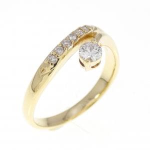 K18YG ダイヤモンド リング 0.15CT