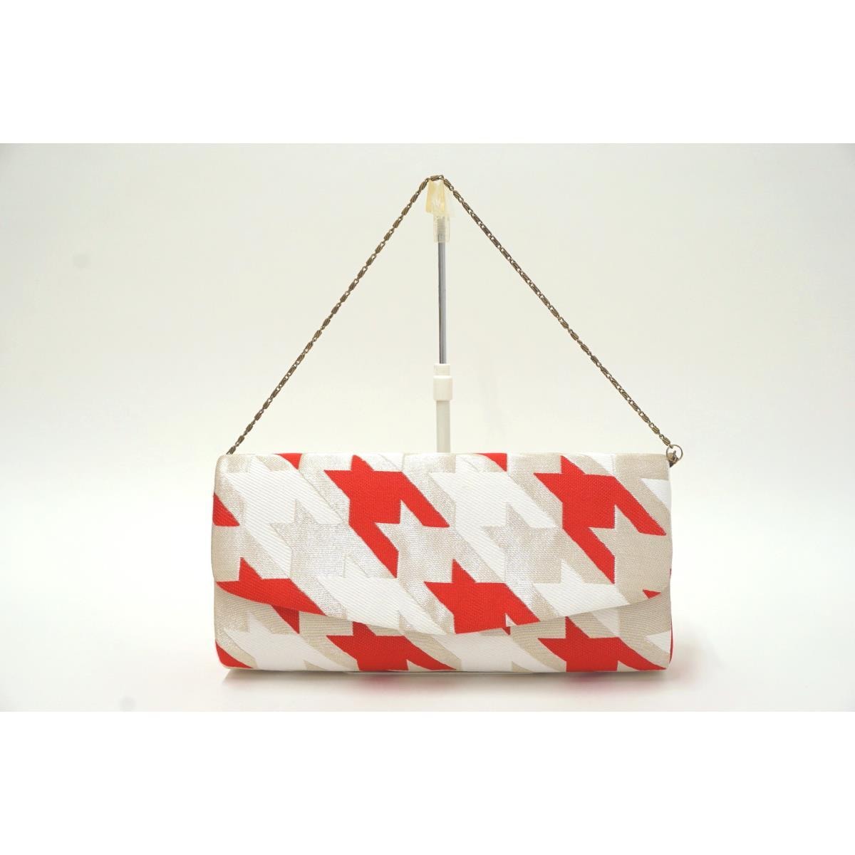 【新品】クラッチバッグ　千鳥格子