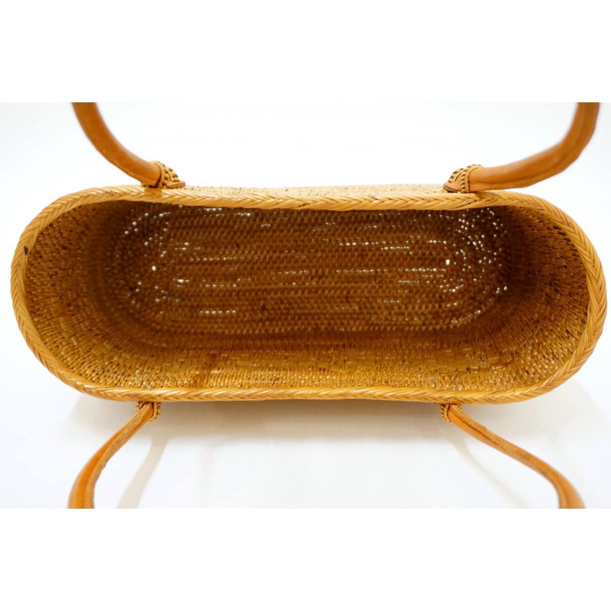 【新品】カゴバッグ　巾着付き