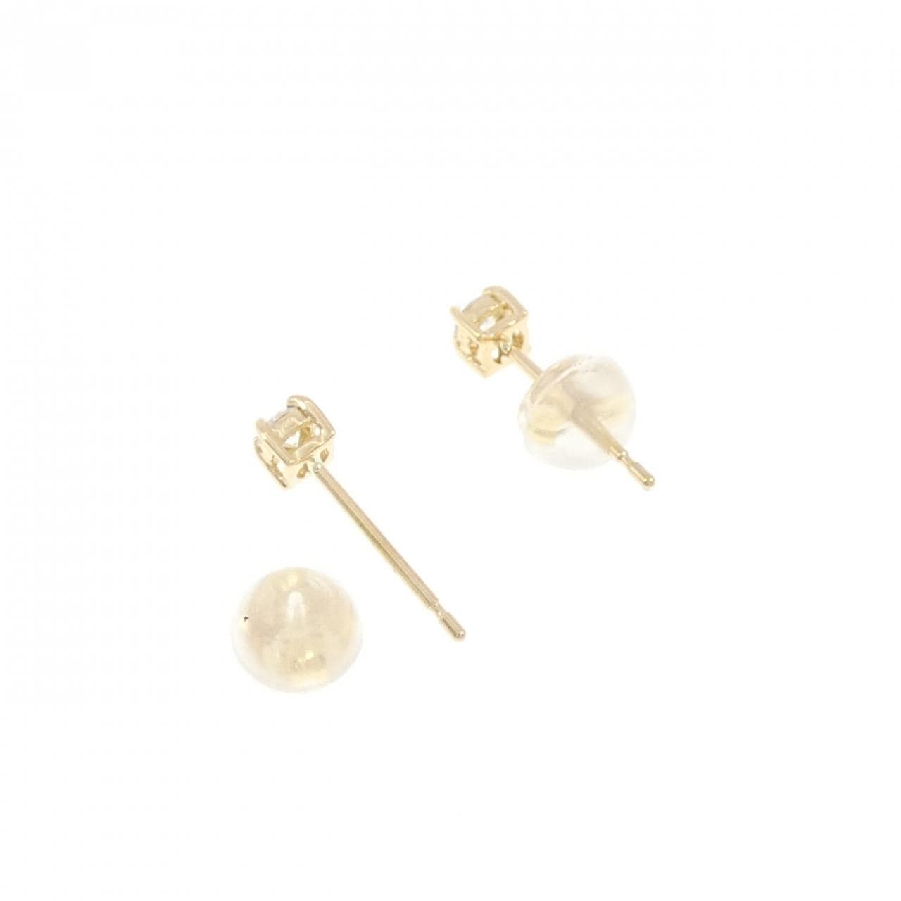 【リメイク】K18YG ダイヤモンド ピアス 0.10CT