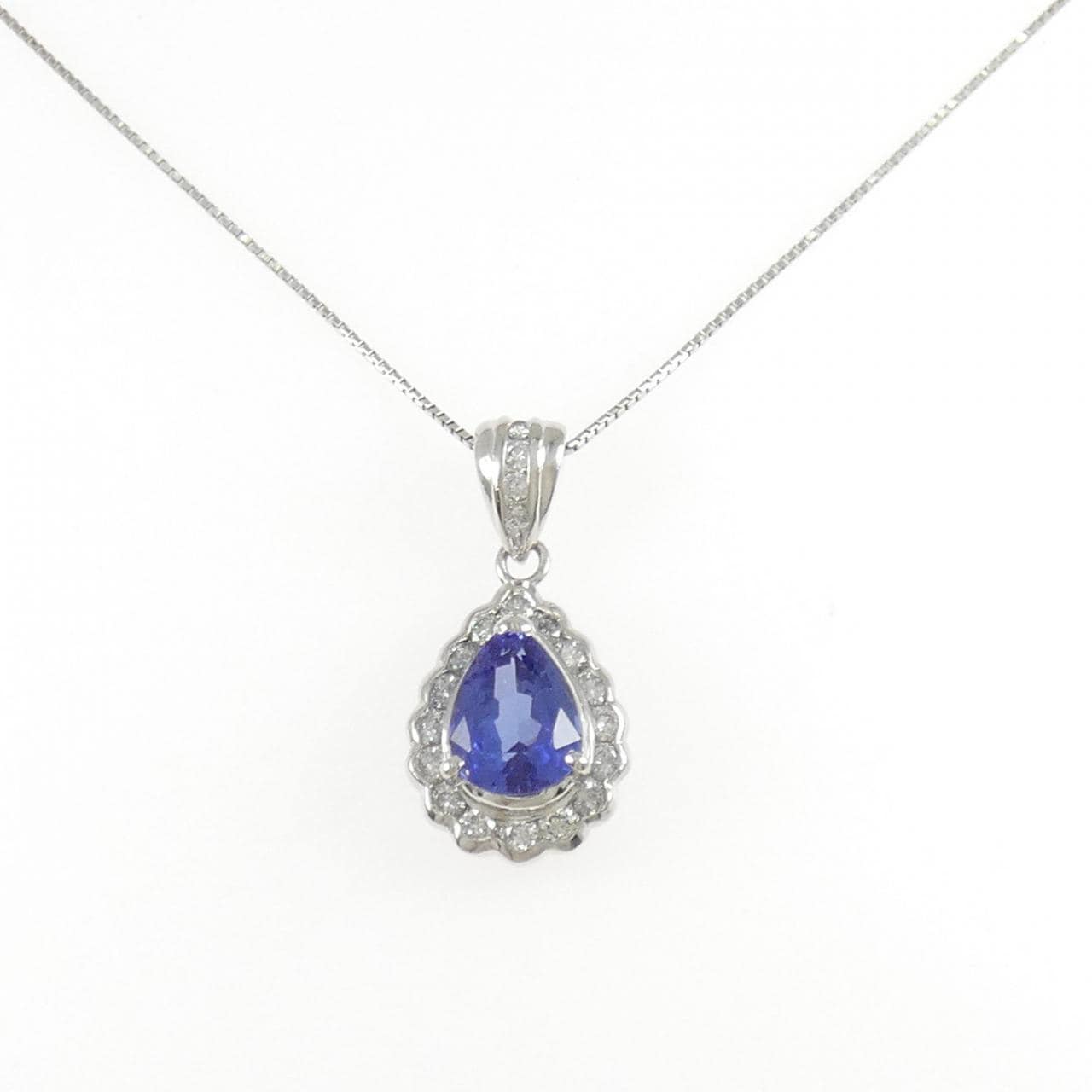 PT900/PT850 タンザナイト ネックレス 2.87CT