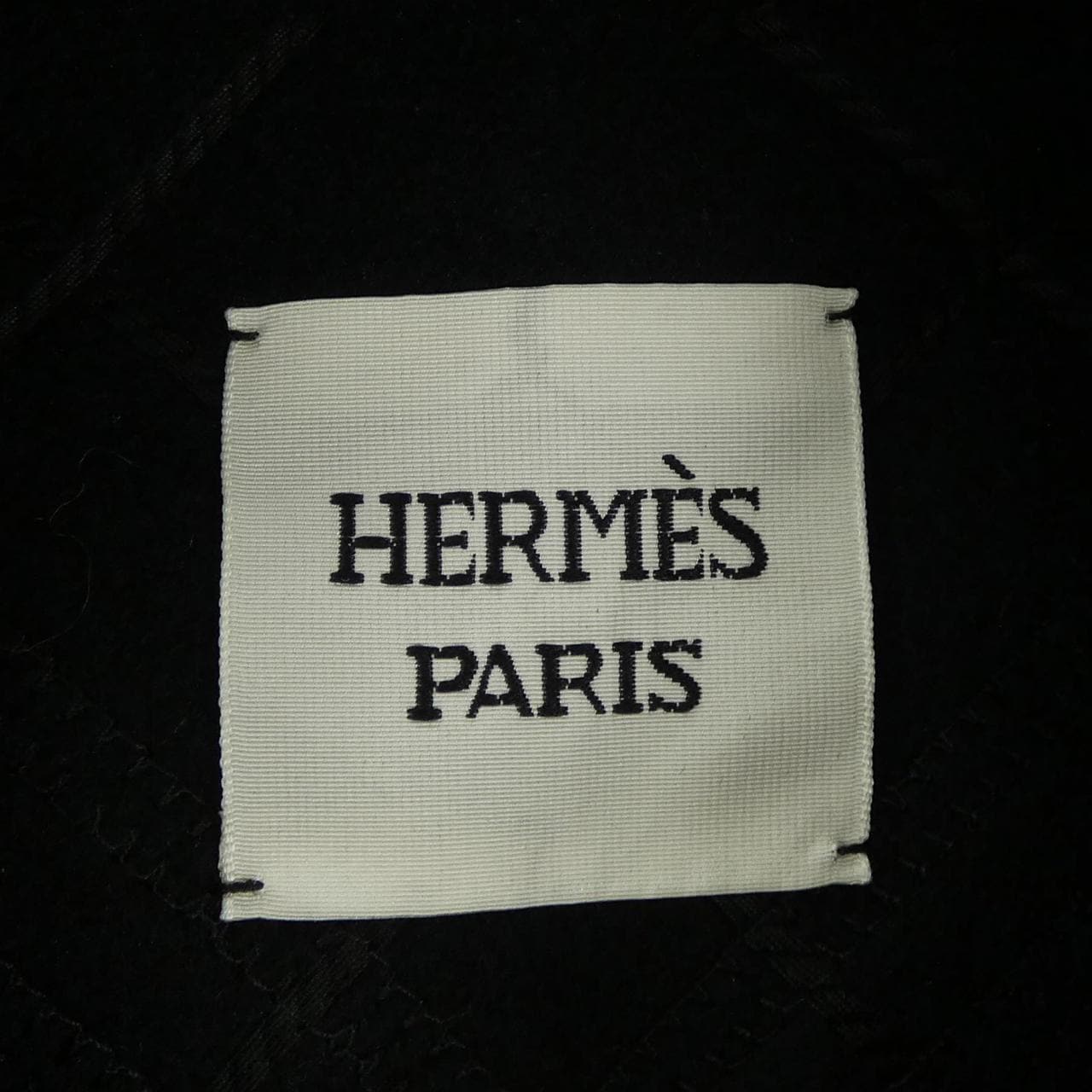 エルメス HERMES ショートジレ 刺繍入り レザーディテール 6E0244DA ベスト